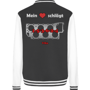 Mein Herz schlägt 1-5-3-6-2-4 - College Jacket