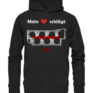 Mein Herz schlägt 1-5-3-6-2-4 - Organic Hoodie